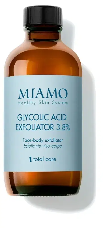 Miamo Total Care Glycolic Acid Exfoliator 3.8% Esfoliante Viso Corpo 120 ml
