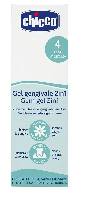 Chicco Gel Gengivale Multifunzione 4m+