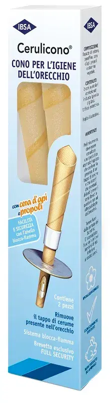 Cerulicono Cono Auricolare per L'Igiene dell'Orecchio 2 Pezzi