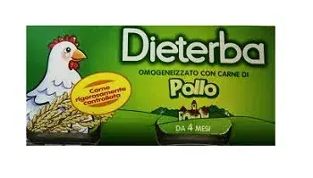Dieterba Omogeneizzato Con Pollo 3 Pezzi 80g