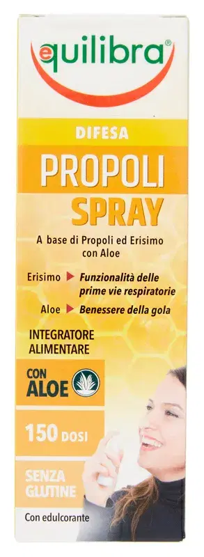 Equilibra Propoli Spray Integratore per Gola e Voce 20 ml