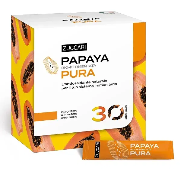 Zuccari Papaya Pura Bio-Fermentata Integratore Immunostimolante 30 Bustine
