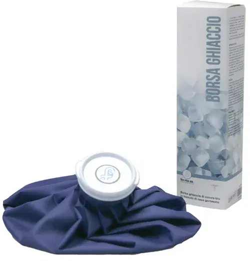 Farmaricci Borsa Ghiaccio Tessuto Gommato Blu 25 cm