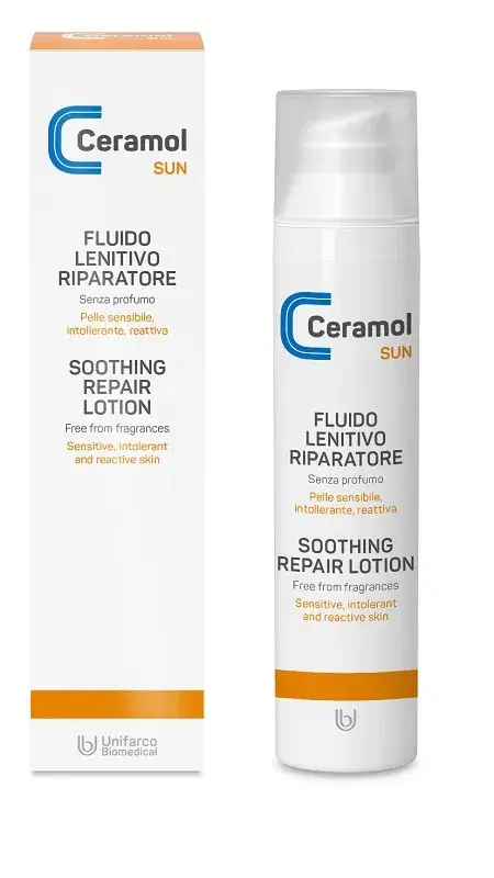 Ceramol Sun Fluido Lenitivo Riparatore di Barriera 100 ml