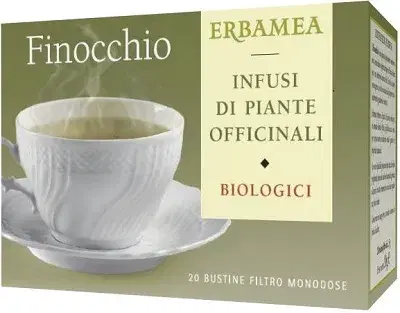 Finocchio in Bustine Filtranti Erbamea per Digestione 20 Bustine