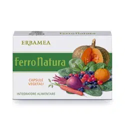 Erbamea Ferronatura Integratore per Globuli Rossi ed Emoglobina 24 Capsule