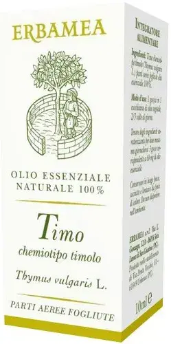 Olio Essenziale di Timo Chemotipo Timolo 10 ml