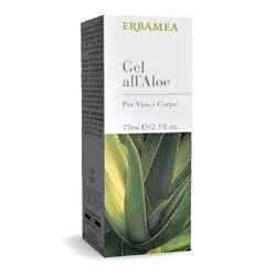 Erbamea Gel all'Aloe Viso e Corpo Pelli Sensibili 75 ml