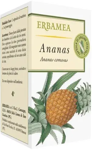 Erbamea Ananas Integratore Alimentare Utile per la Circolazione 50 Opercoli