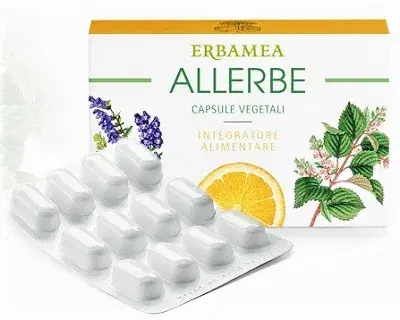 Erbamea Allerbe Integratore per le Naturali Difese dell'Organismo 24 Capsule