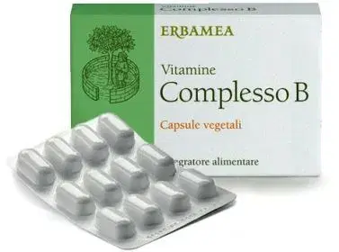 Erbamea Vitamine Complesso B Integratore 24 Capsule Vegetali