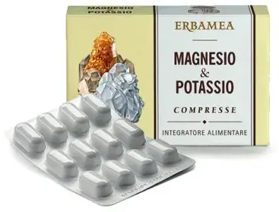 Magnesio e Potassio Integratore Alimentare  24 compresse