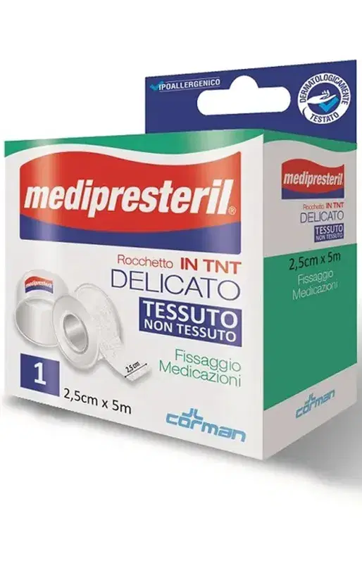 Medipresteril Cerotto Delicato TNT Con Dispenser 2,5x500cm