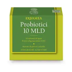 Erbamea Probiotici 10mld Integratore per la Flora Intestinale 10 Bustine
