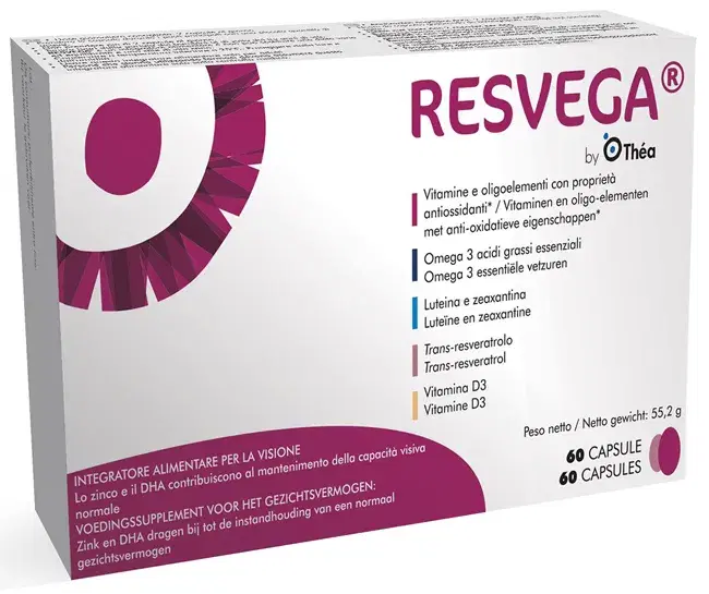 Resvega Integratore Antiossidante Per il Benessere Di Vista E Occhi 60 Capsule