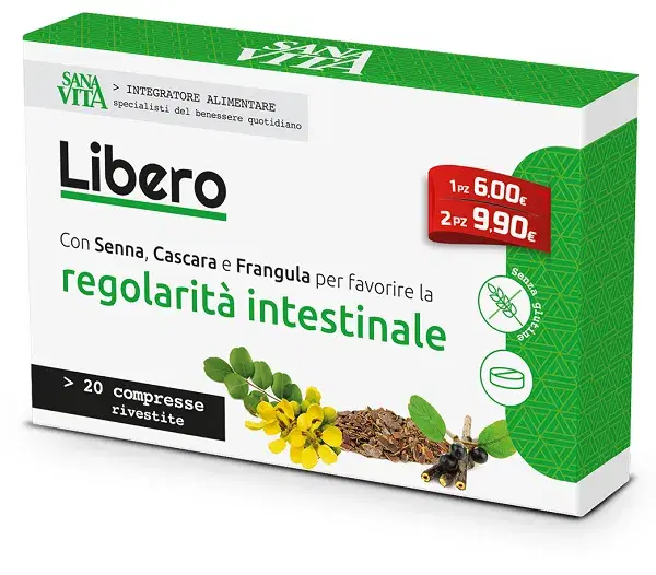 Sanavita Libero Integratore Di Estratti Vegetali 20 Compresse