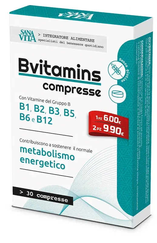 Sanavita B-Vitamins Integratore 30Compresse