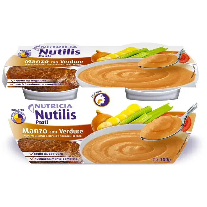 Nutilus Pasto Manzo Con Verdure Ricco Di Proteine 2 Pezzi 300 g