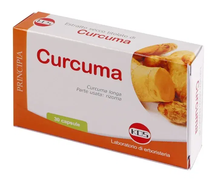 Kos Curcuma Estratto Secco Integratore 30 Capsule