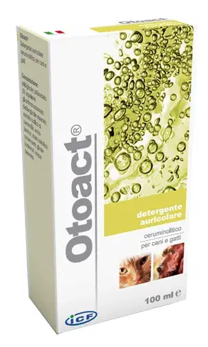 ICF Farmaceutici Linea Animali Domestici Otoact Detergente Cani Gatti 100 ml