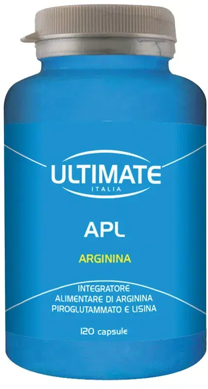 Ultimate Italia APL Arginina Piroglutammato Lisina Integratore 120 Capsule