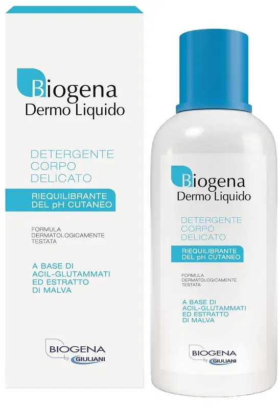 Biogena Linea Pelle Sana Dermoliquido Detergente Ultra-Delicato Lenitivo 500 ml