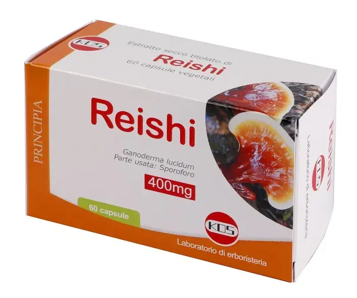 Kos Reishi Estratto Secco Integratore 60 Capsule