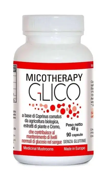 Micotherapy Glico Integratore di Funghi Medicinali 90 Capsule