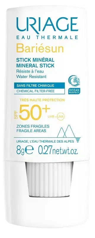 Uriage Bariesun Stick Solare Minerale Protezione Molto Alta Spf50+ 8g