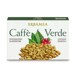 Erbamea Caffè Verde Integratore per il Sostegno Metabolico 24 Capsule Vegetali