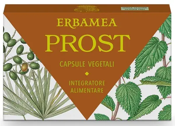 Erbamea Prost Integratore Alimentare per la Prostata 24 Capsule Vegetali
