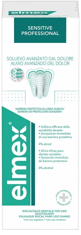 Elmex Sensitive Professional Collutorio per Colletti Dentali Scoperti 400 ml