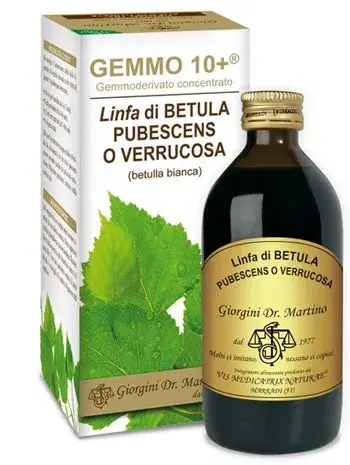 Dr. Giorgini Gemmo 10+ Betulla Bianca Linfa Liquido Analcoolico 200 ml