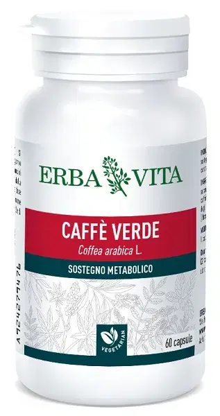 Erba Vita Caffè Verde Integratore per il Sostegno Metabolico 60 Capsule