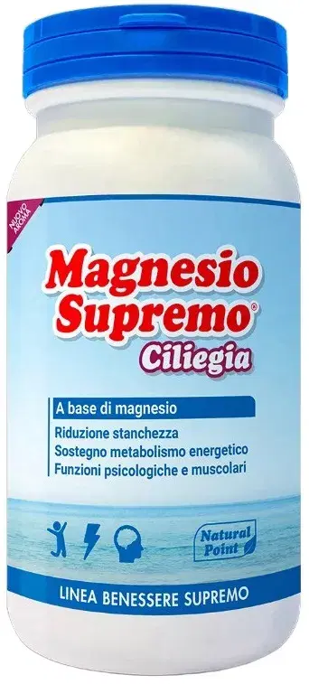 Natural Point Magnesio Supremo Ciliegia Integratore in Polvere 150 G