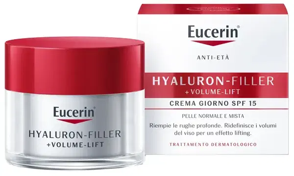 Eucerin Hyaluron Filler+Volume Lift Crema Giorno SPF15 Pelle Normale/Mista 50 ml