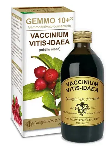 Mirtillo Rosso Liquido Analcolico Gemmoderivato 10 ml+