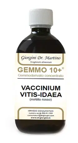 Dr. Giorgini Gemmo 10+ Mirtillo Rosso Liquido Analcoolico 500 ml