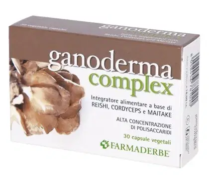 Farmaderbe Ganoderma Complex Integratore Organismo 30 Capsule