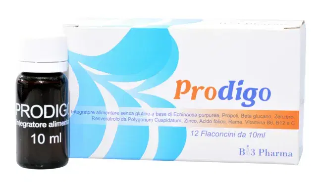 Prodigo Integratore Alimentare per lel Difese Immunitarie 12 Flaconcini 10 ml