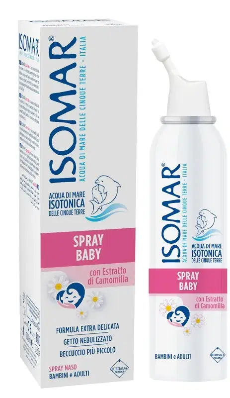 Isomar Naso Spray Baby Con Camomilla Soluzione Isotonica 100 ml