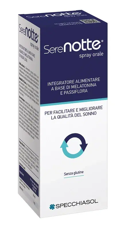 Specchiasol Serenotte Spray Orale Integratore per il Rilassamento 15 ml