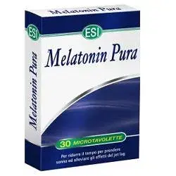 Esi Melatonin Pura Integratore per Favorire il Sonno 30 Microtavolette