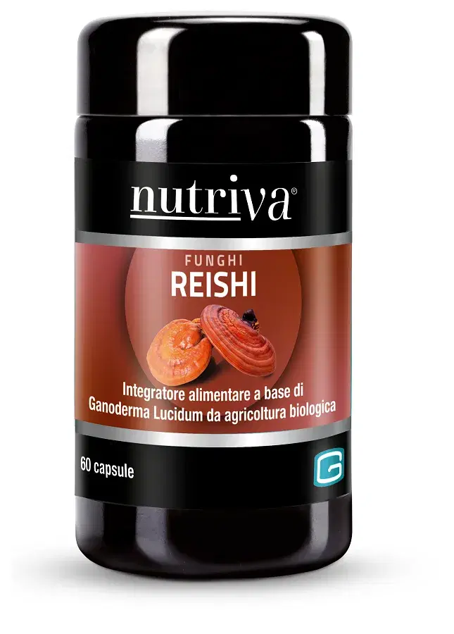 Nutriva Reishi Integratore Difese Immunitarie 60 Capsule Vegetali