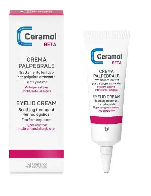 Ceramol Beta Crema Palpebrale Lenitiva Anti-rossori Pelli Sensibili 10 ml
