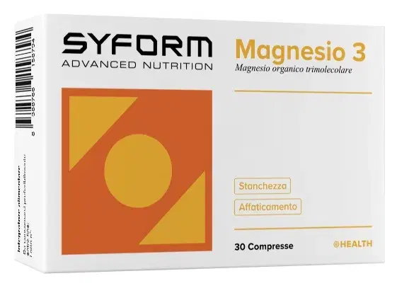 Magnesio 3 Integratore di Magnesio a Tre Forme 30 Compresse