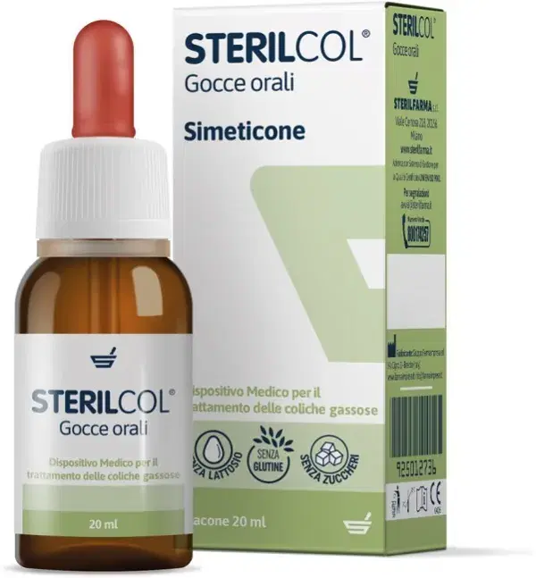 Sterilfarma Sterilcol Gocce Orali Sospensione Gastrofunzionale Flaconcino 20 Ml