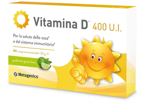 Metagenics Vitamina D 400 U.I. Integratore Sistema Immunitario E Ossa 84 Compres