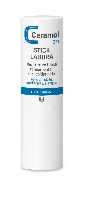 Ceramol Stick Labbra Lenitivo per Pelli Molto Sensibili 4,5 G