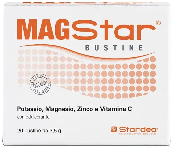 Magstar Integratore Magnesio e Potassio 20 Bustine